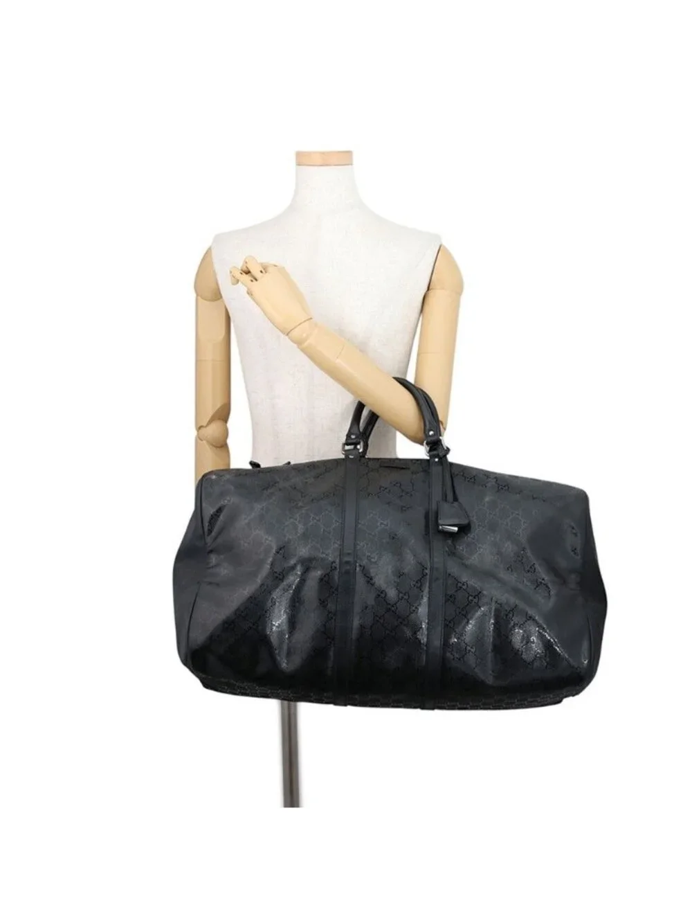Gucci Boston Bag GG Supreme Black
